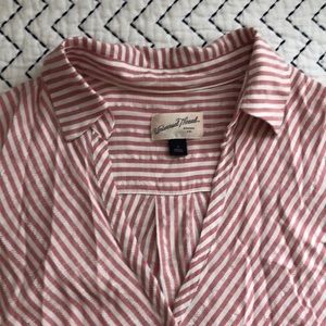 Universal thread stripped top